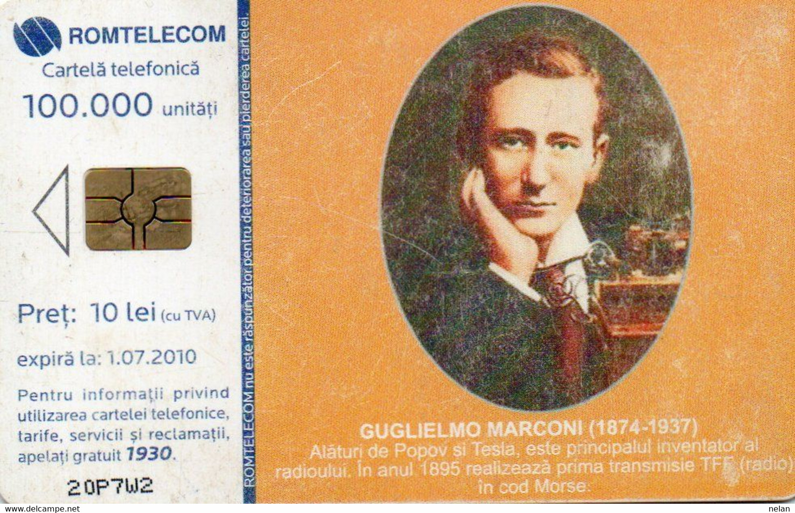 PHONE CARD-ROMANIA-ROMTELECOM - CHIP - Téléphones