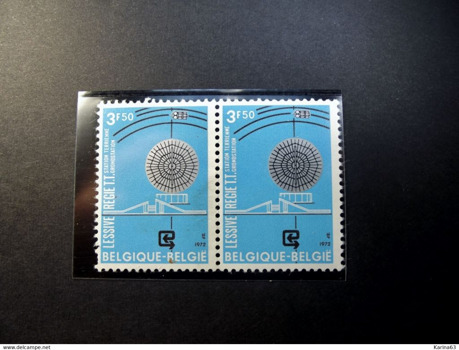 Belgie - Belgique - 1972 -  OPB/COB 1640 -  Telecommunicatiesatellieten Te Lessive  - Postfris (*) - Sonstige & Ohne Zuordnung