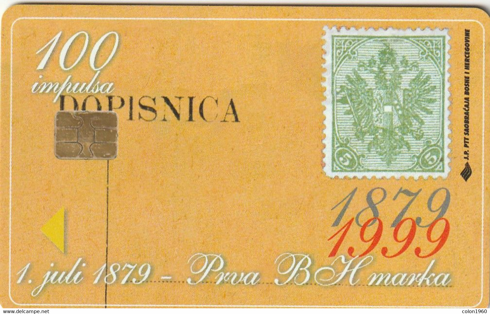 BOSNIA Y HERZEGOVINA. BA-PTT-0029. Bosnia & Herzegovina Postal Mark. 1999-06. (531) - Bosnia