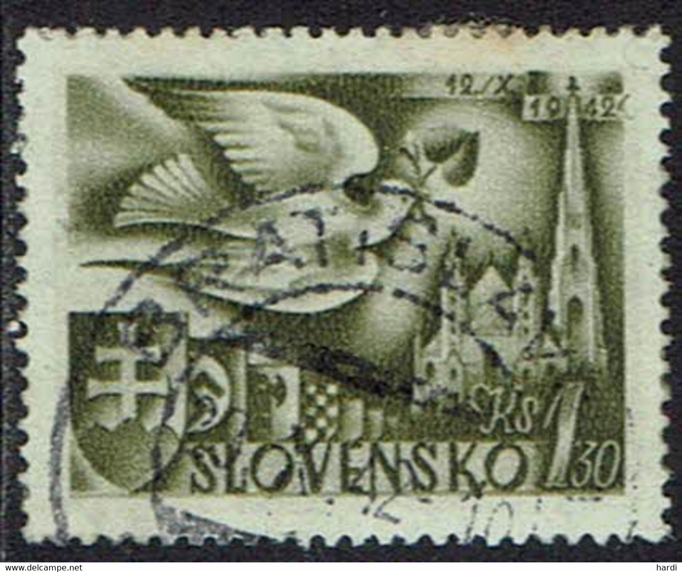Slowakei 1941, MiNr 103, Gestempelt - Oblitérés