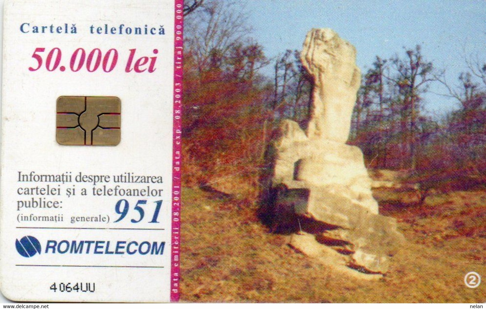 PHONE CARD-ROMANIA-ROMTELECOM - CHIP - Landschaften