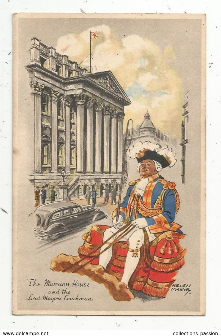 Cp ,illustrateur ,signée Helen Mekie, Tuck's Post Card ,Angleterre ,London, The MANSION HOUSE ,écrite - Kaskeline