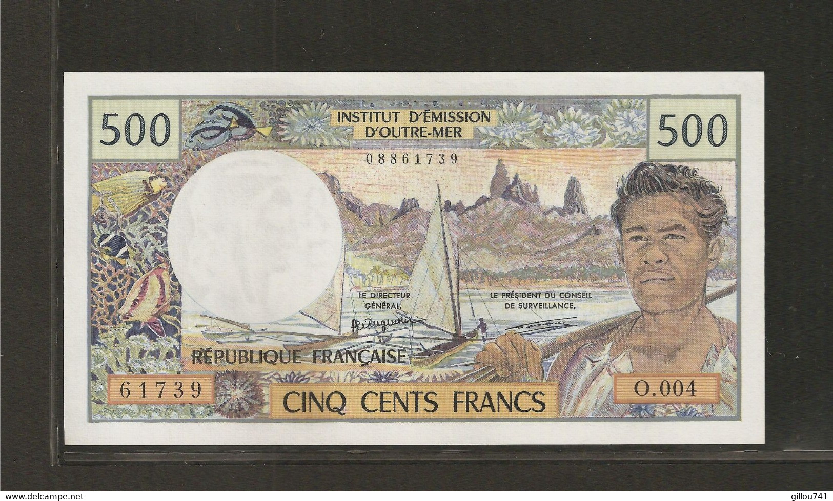 Territoires Français Du Pacifique, 500 Francs, 1985-2015 ND Issue - Ohne Zuordnung