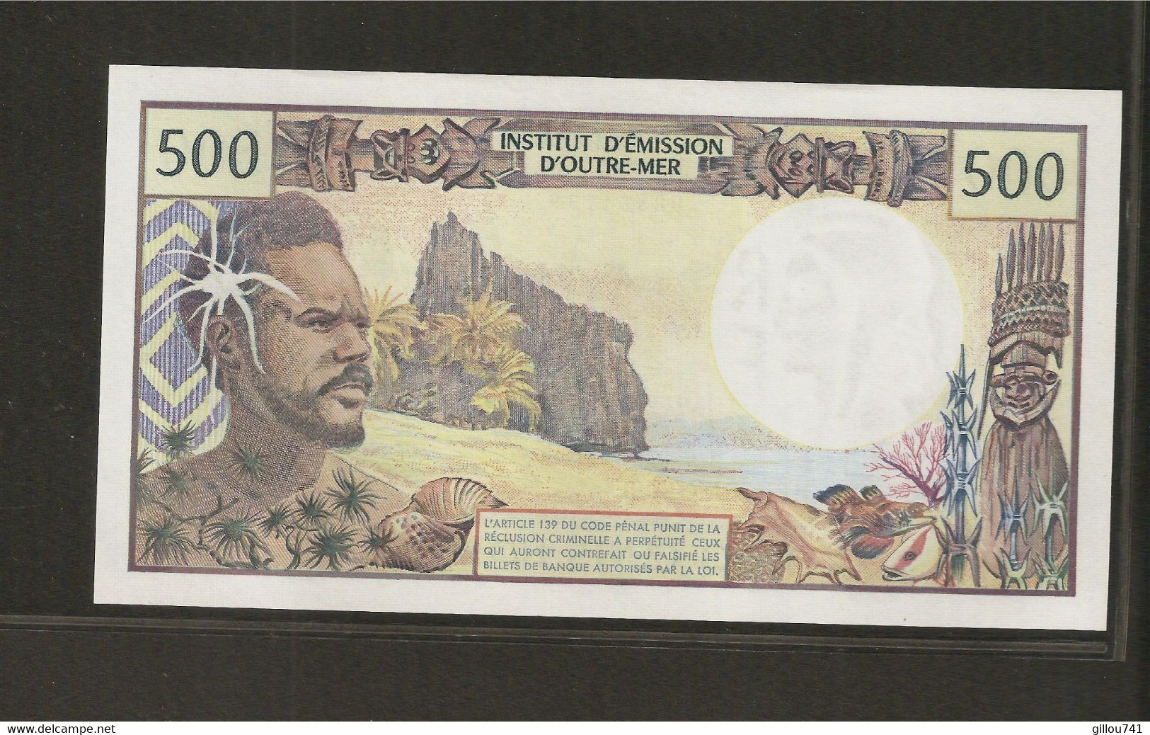 Territoires Français Du Pacifique, 500 Francs, 1985-2015 ND Issue - Ohne Zuordnung