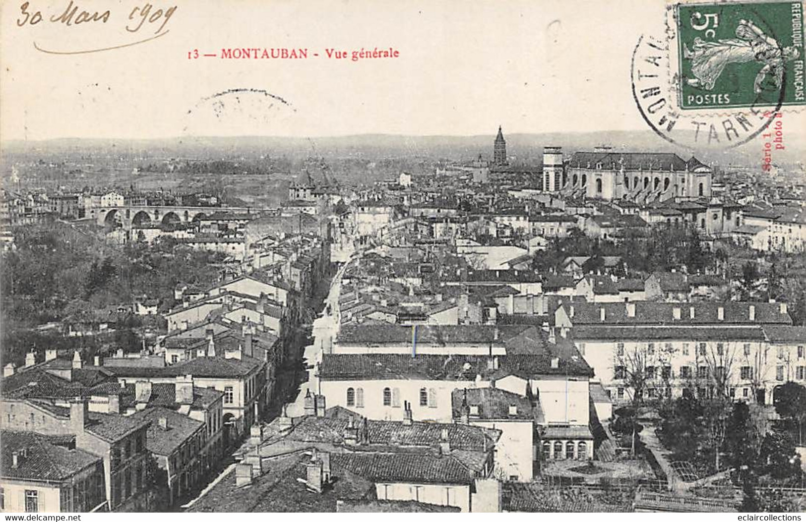 Montauban     82        Vue Générale     N° 13  ( Voir Scan) - Montauban