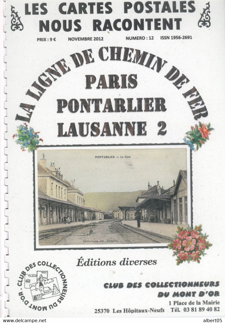 Fascicule N° 12 Ligne De Chemin De Fer Paris-Pontarlier - Lausanne - Kunstbauten