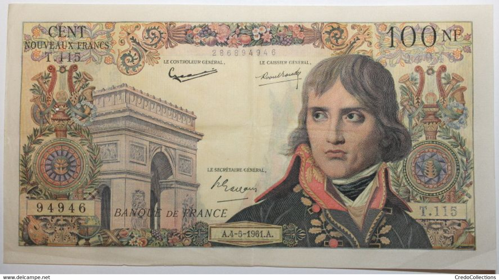 France - 100 Francs - 4-5-1961 - PICK 144a.11 / F59.11 - TTB - 100 NF 1959-1964 ''Bonaparte''