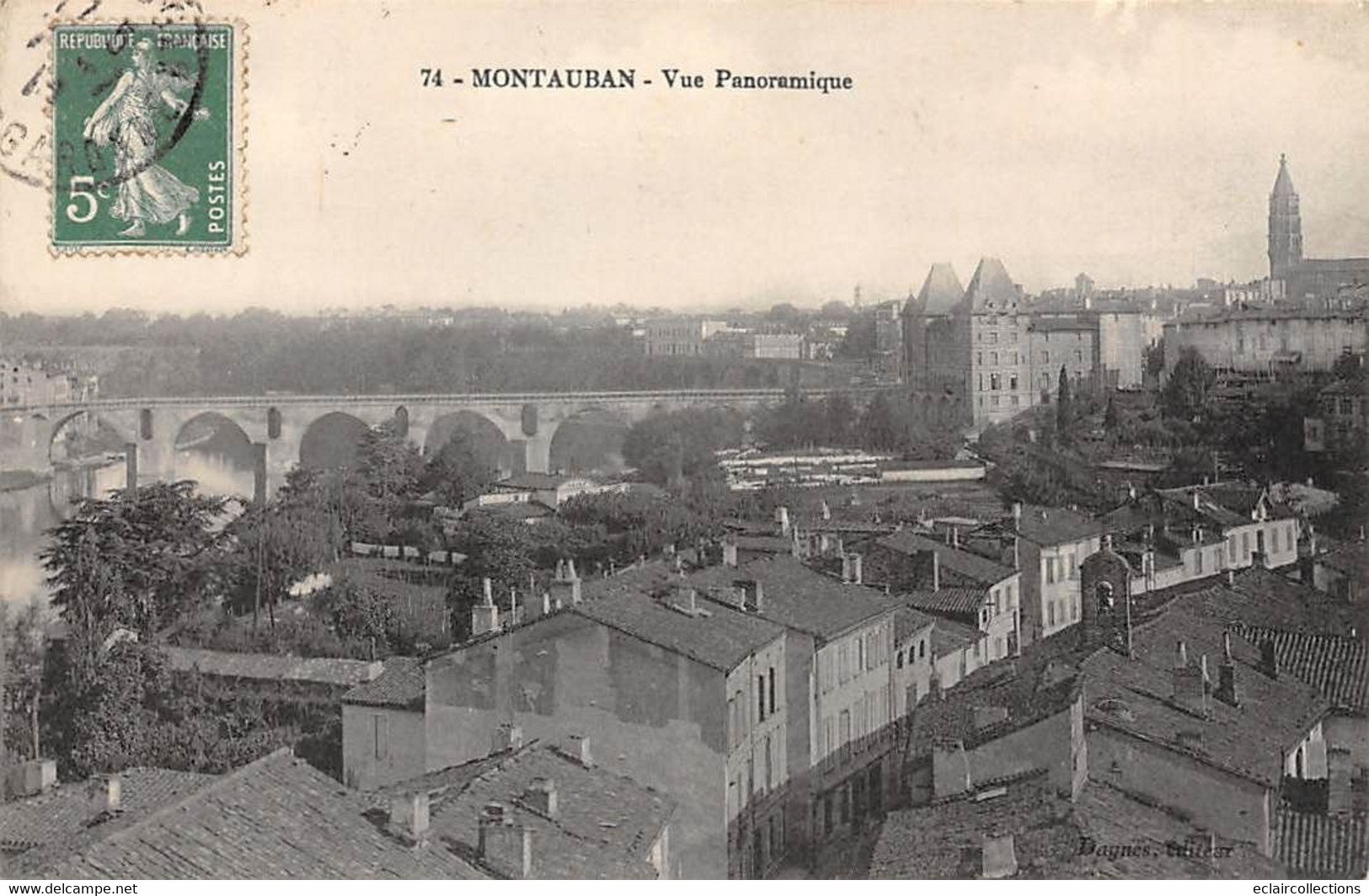 Montauban        82       Vue Panoramique    N° 74        ( Voir Scan) - Montauban