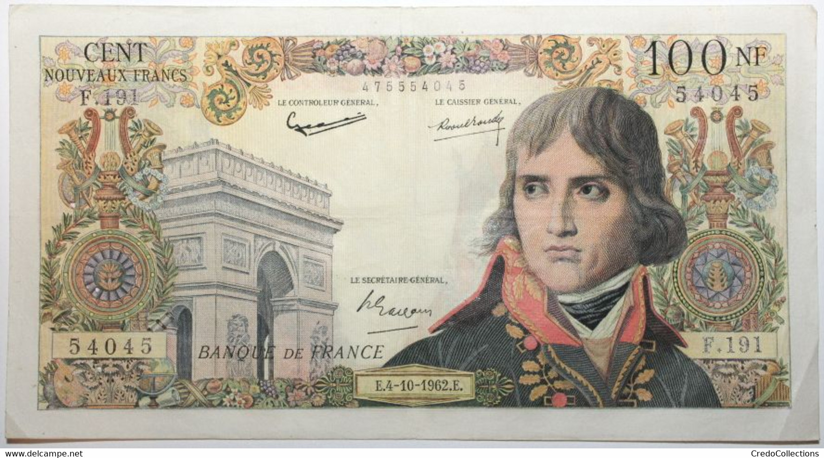 France - 100 Francs - 4-10-1962 - PICK 144a.17 / F59.17 - TTB - 100 NF 1959-1964 ''Bonaparte''