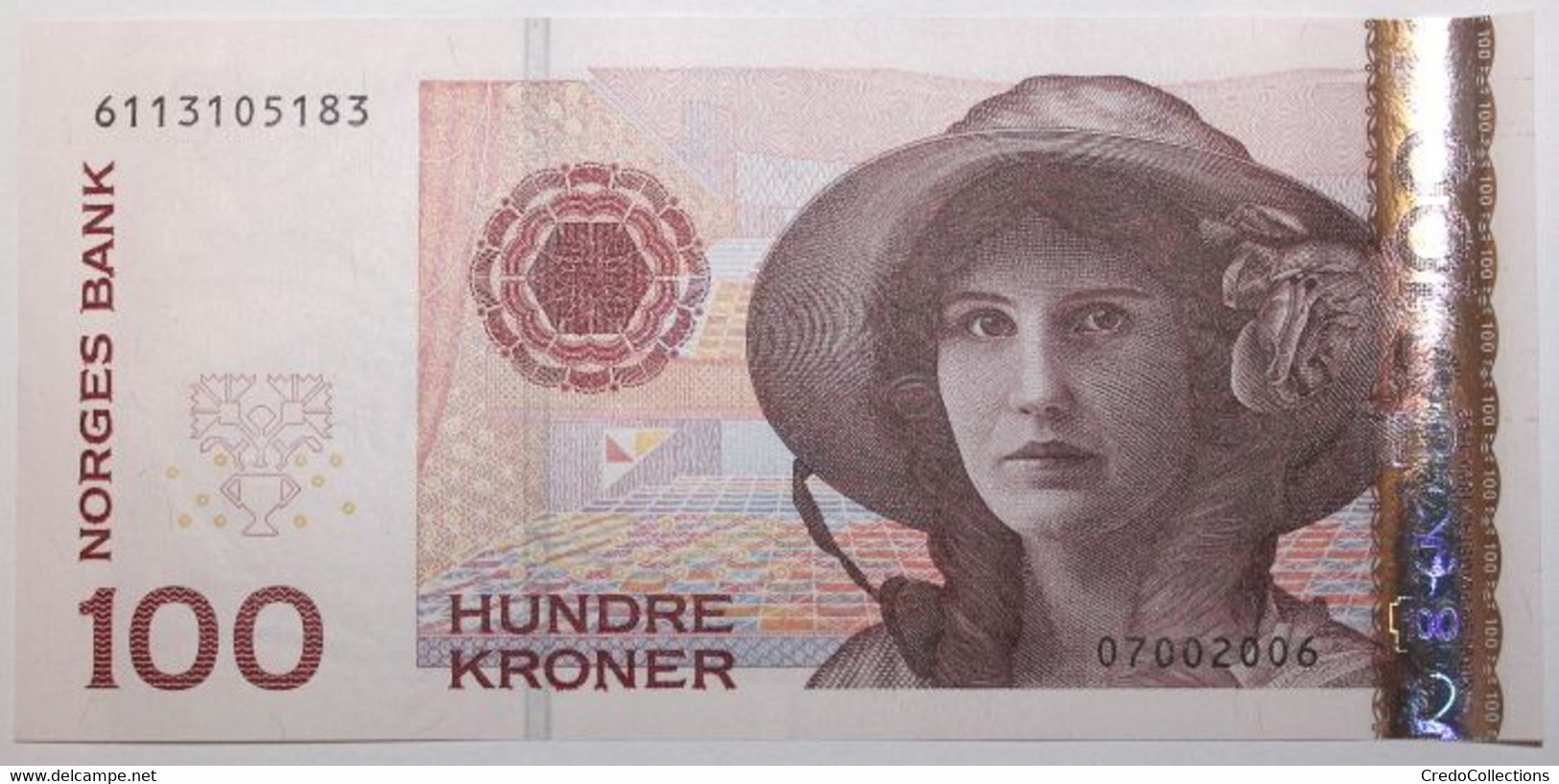 Norvège - 100 Kroner - 2006 - PICK 49c - NEUF - Norvège