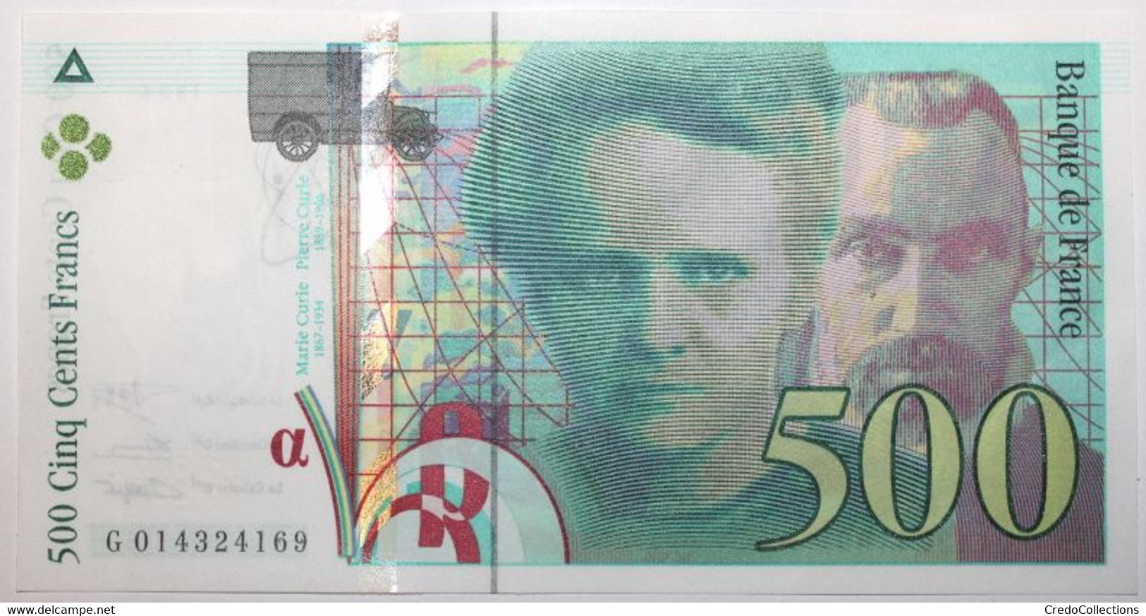 France - 500 Francs - 1994 - PICK 160a.1 / F76.1 - Pr. NEUF - 500 F 1994-2000 ''Pierre Et Marie Curie''