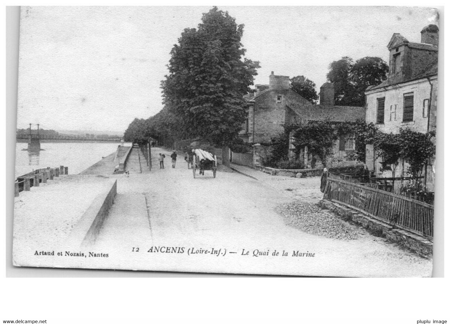 ANCENIS  LE QUAI DE LA MARINE - Ancenis