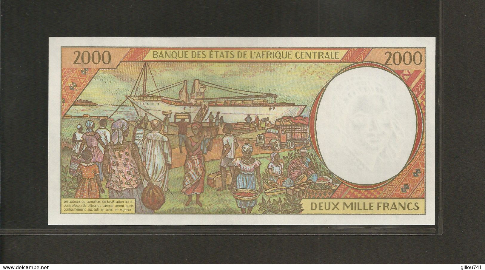 Afrique Centrale (Etats D' ), 2,000 Francs, Série L - Zentralafrikanische Staaten