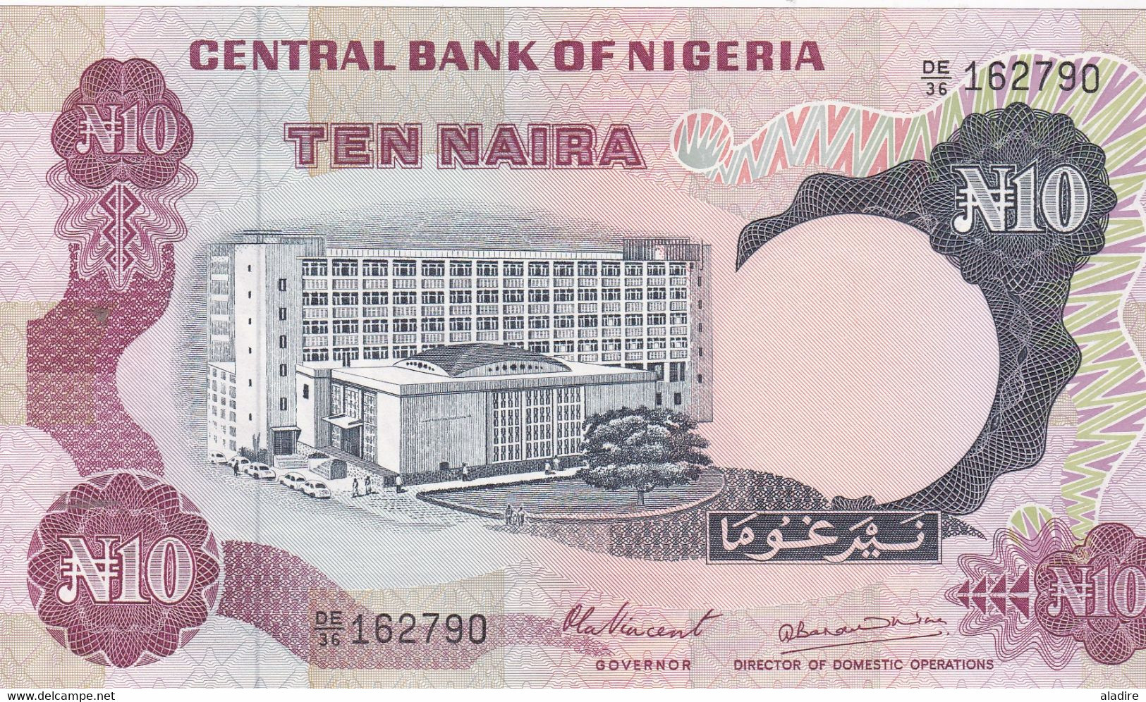 1 Billet  De La Central Bank Of Nigeria: 10 Naira  1973  Neuf N° 162787 - Nigeria