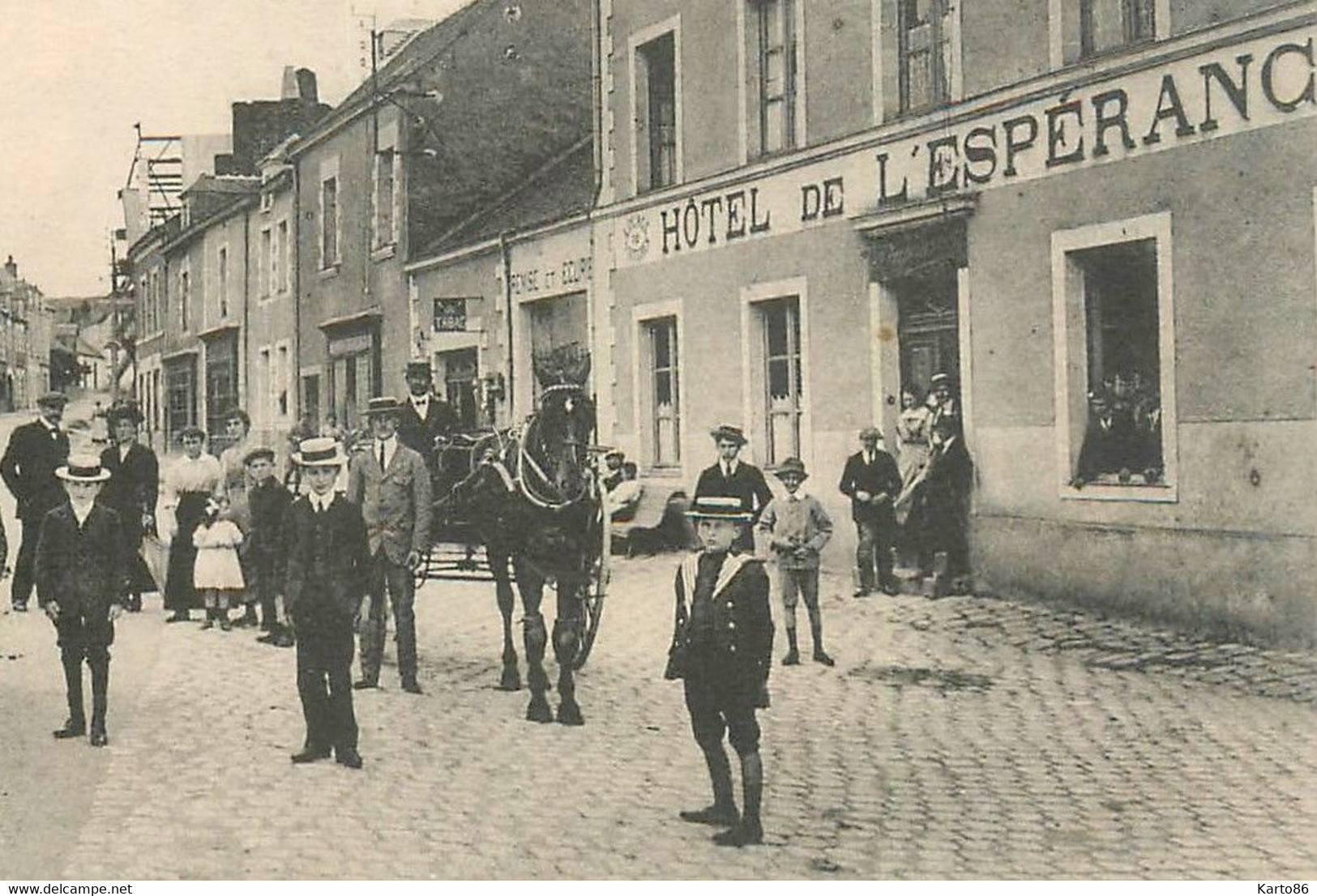 Nort Sur Erdre * Débit De Tabac Tabacs Hôtel De L'Espérance , Rue St Georges - Nort Sur Erdre