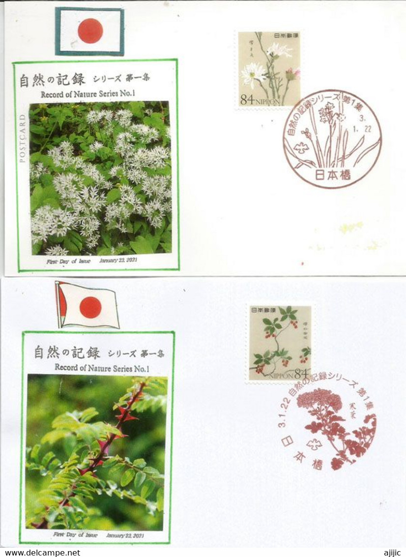 Record Of Nature Series Japan ,   3 February 2021   (2) - Storia Postale