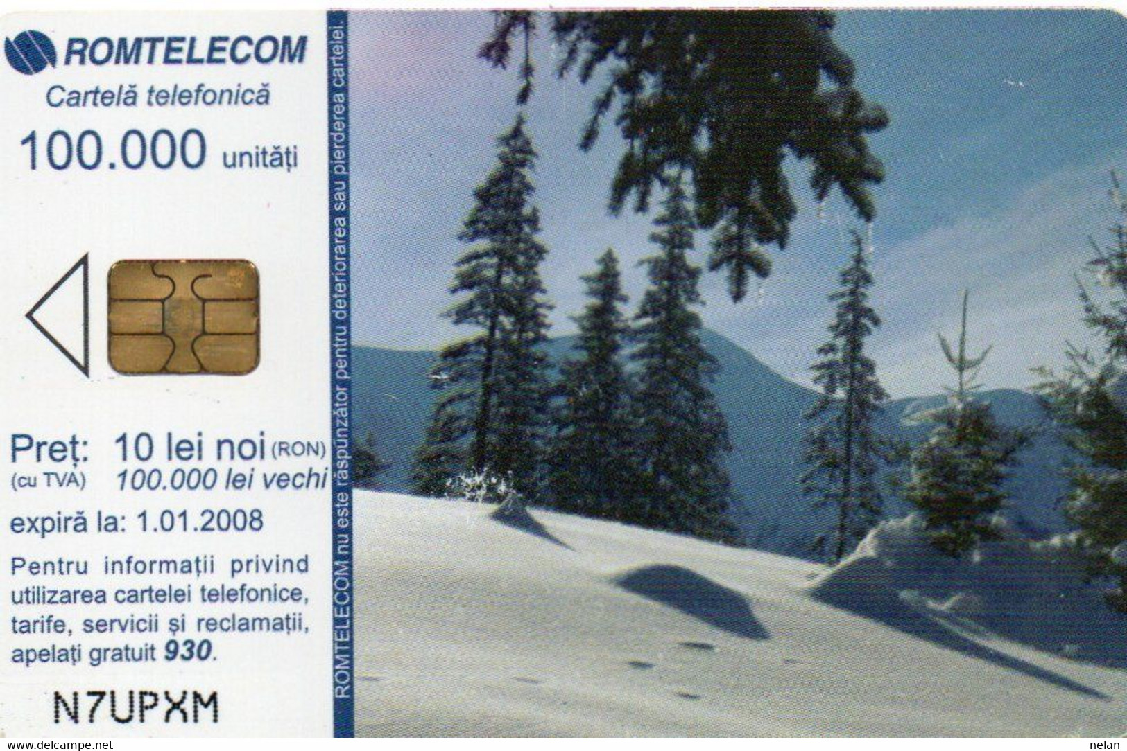 PHONE CARD - ROMANIA - CHIP - Landscapes