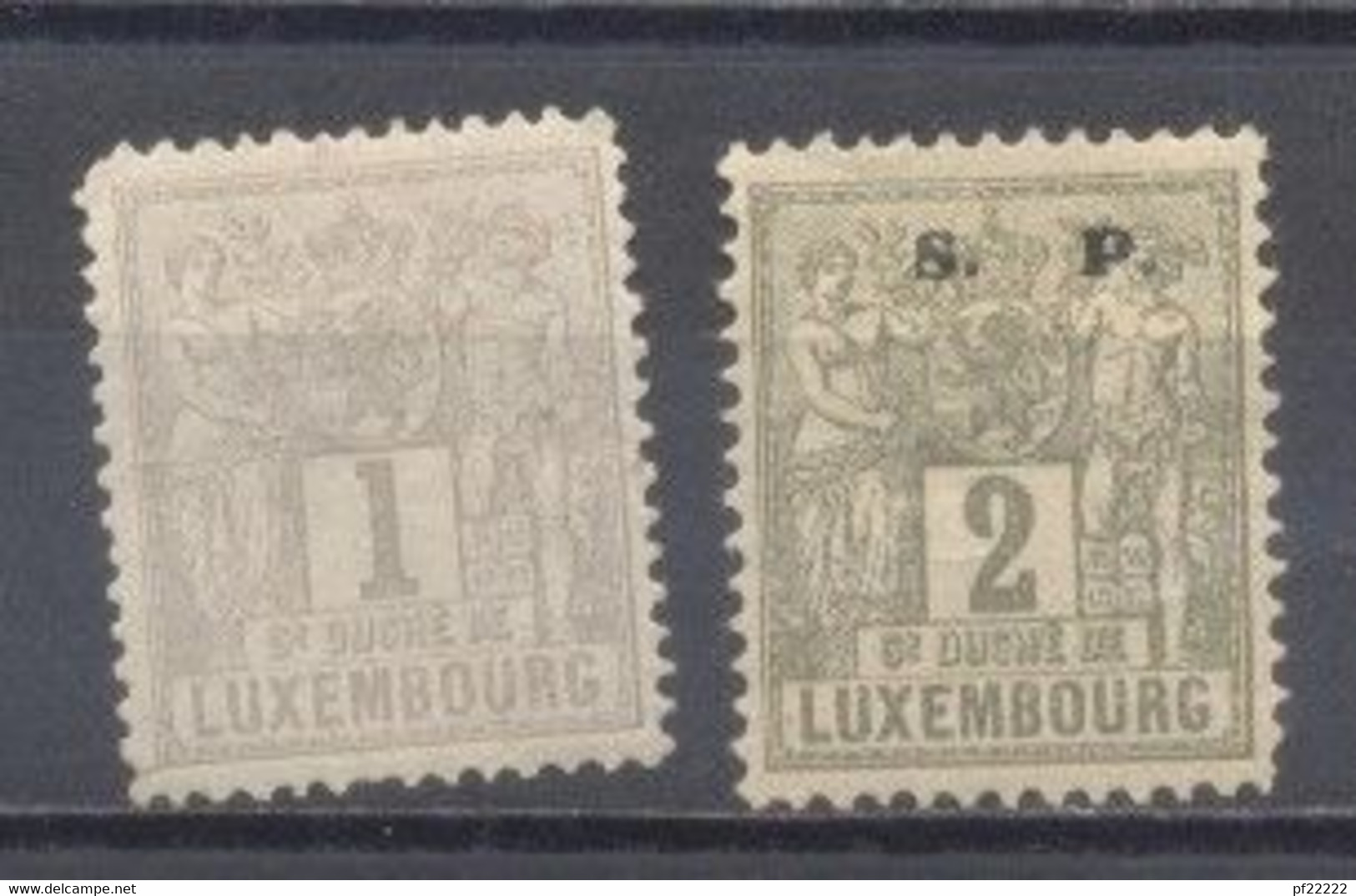 Luxemburgo,1882/91,usados - 1882 Allégorie