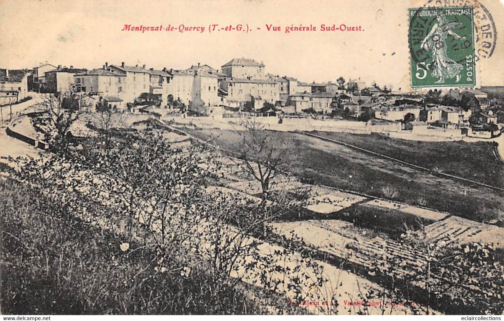 Montpezat De Quercy      82         Vue Générale Sud Ouest           ( Voir Scan) - Other & Unclassified