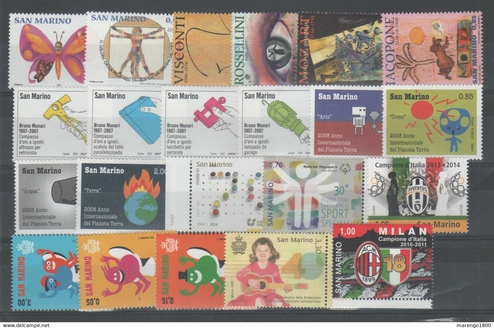 San Marino - Lotto Nuovi 2007-2014            (g7620) - Collections, Lots & Series