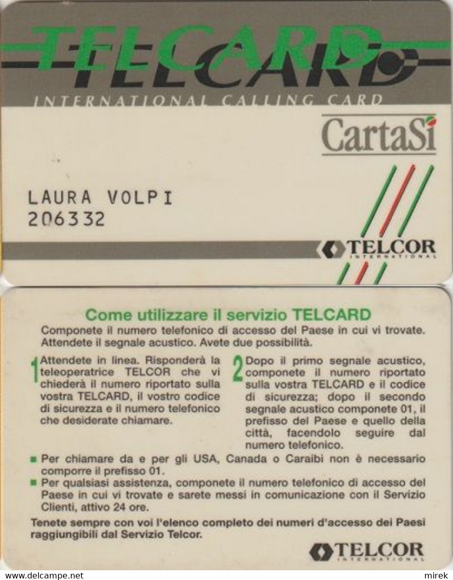 753/ Italy; CartaSi, Telcor - Usos Especiales