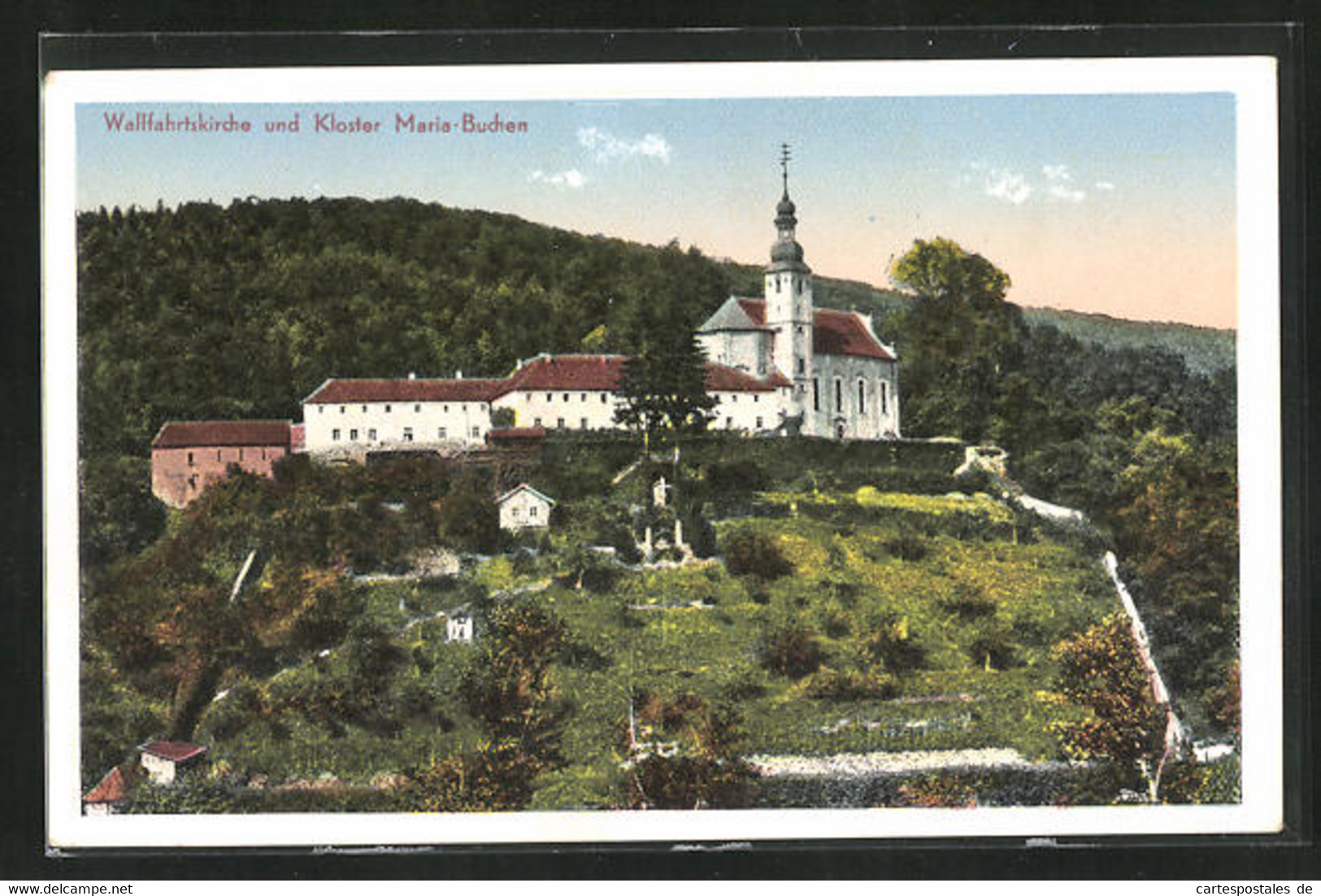 AK Lohr / Main, Gesamtansicht Vom Kloster Maira-Buchen - Lohr