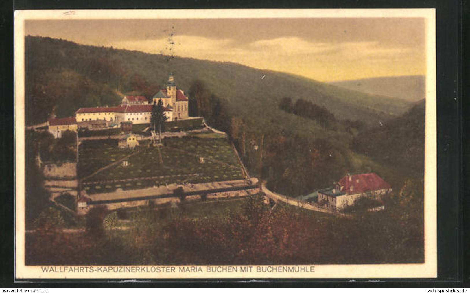 AK Lohr / Main, Wallfahrts-Kapuzinerkloster Maria Buchen Mit Gasthaus Buchenmühle - Lohr