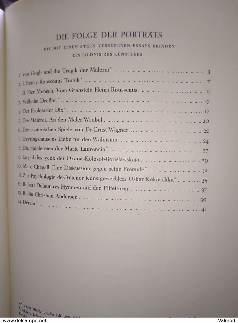 Maler-Schicksale - Porträts Von Emil Szittya - Mit Acht Bildern - Johannes Asmus Verlag Hamburg - 1925