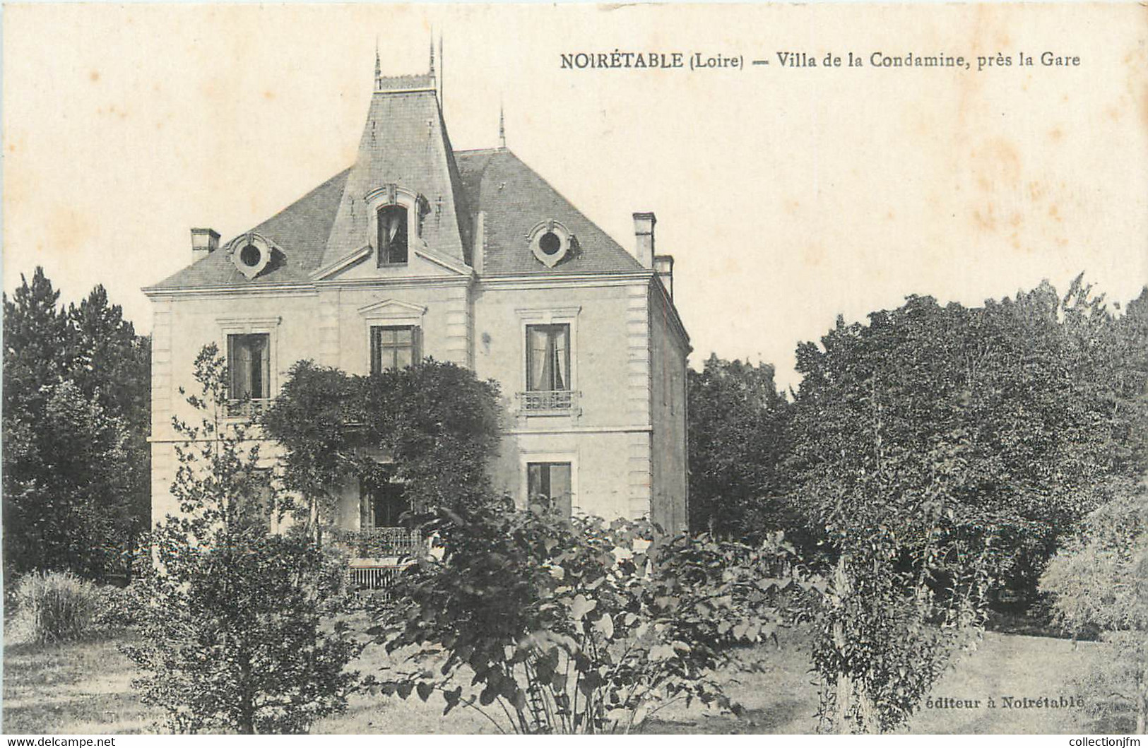 CPA FRANCE 42 "Noirétable, Villa De La Condamine" - Noiretable