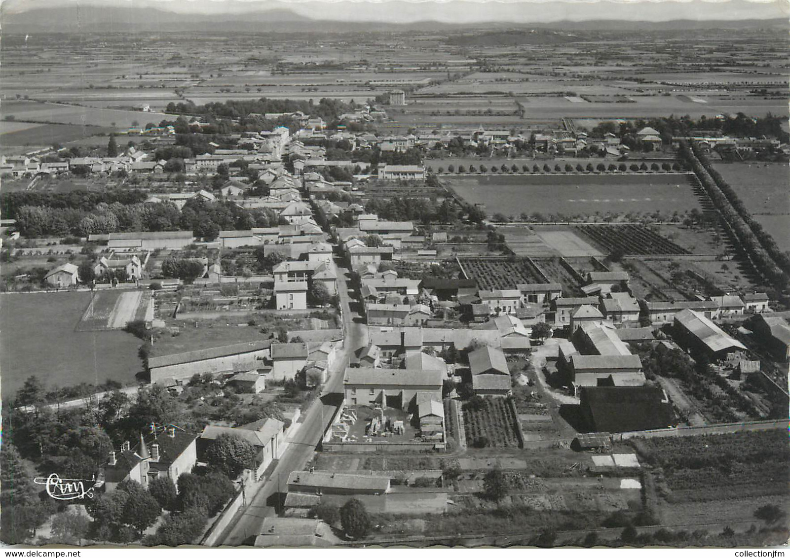 CPSM FRANCE 69 "Meyzieu, Vue Panoramique Aérienne" - Meyzieu