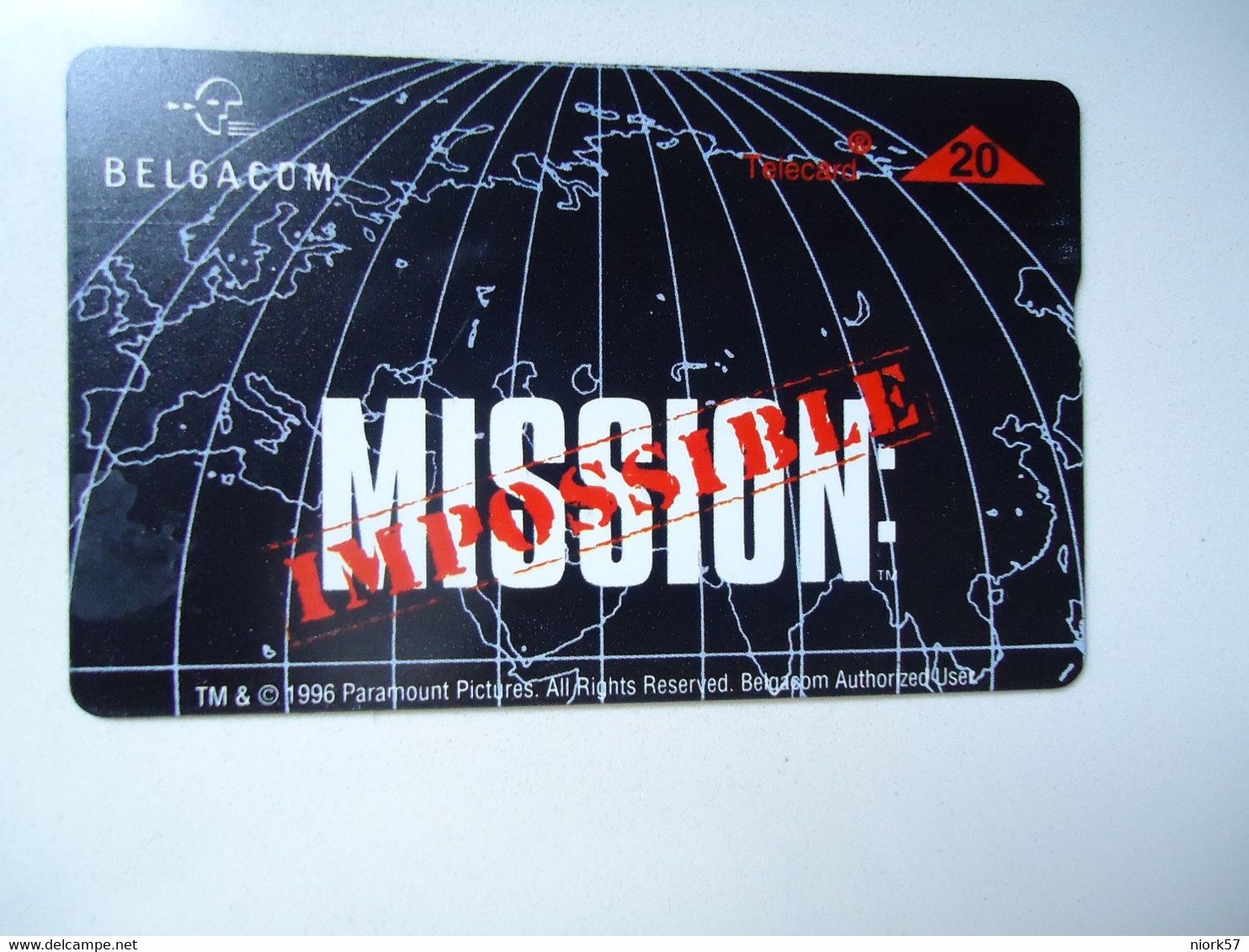 BELGIUM   USED CARDS   MISSION - Otros & Sin Clasificación