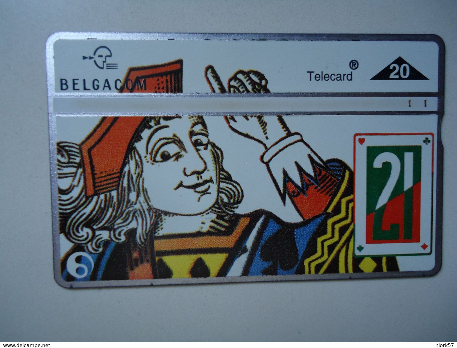 BELGIUM   USED CARDS   PLAYER 21 - Sonstige & Ohne Zuordnung