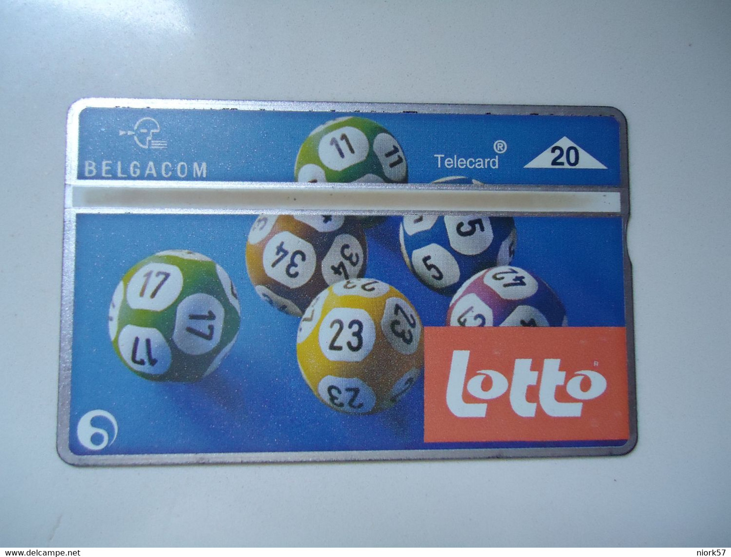 BELGIUM   USED CARDS   LOTTO 610A - Otros & Sin Clasificación