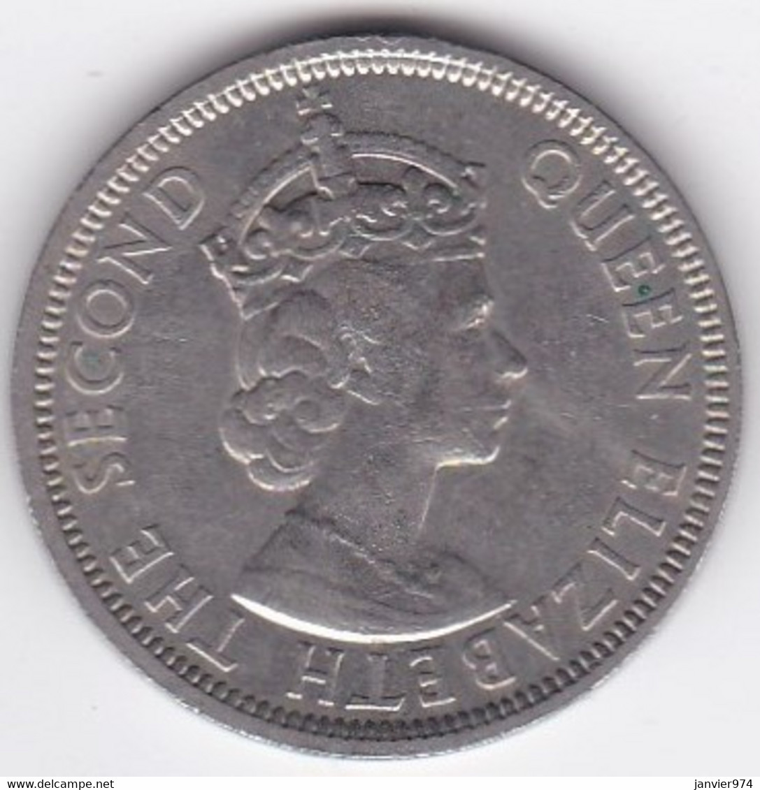 Ile Maurice One Rupee 1978 Elizabeth II. KM# 35 - Maurice