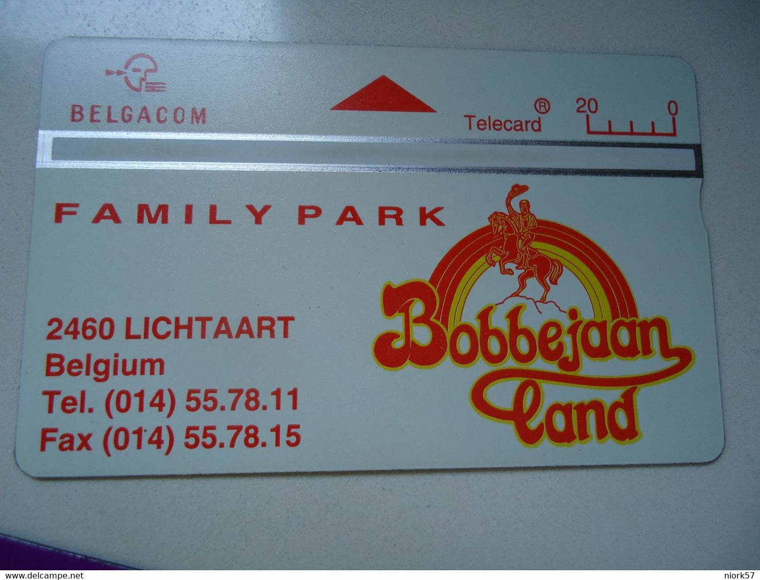 BELGIUM   USED CARDS   FAMILY PARK - Andere & Zonder Classificatie