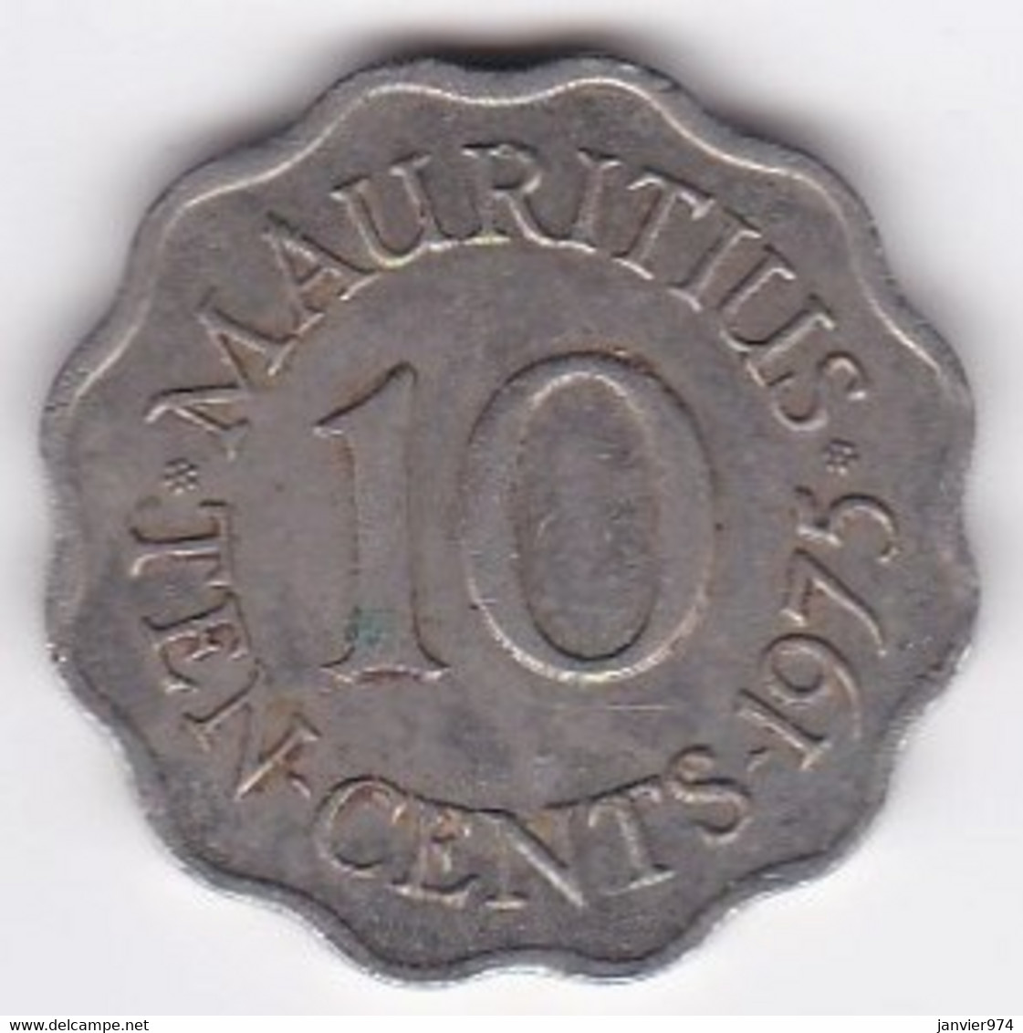 Ile Maurice 10 Cents 1975 Elizabeth II. KM# 33 - Maurice