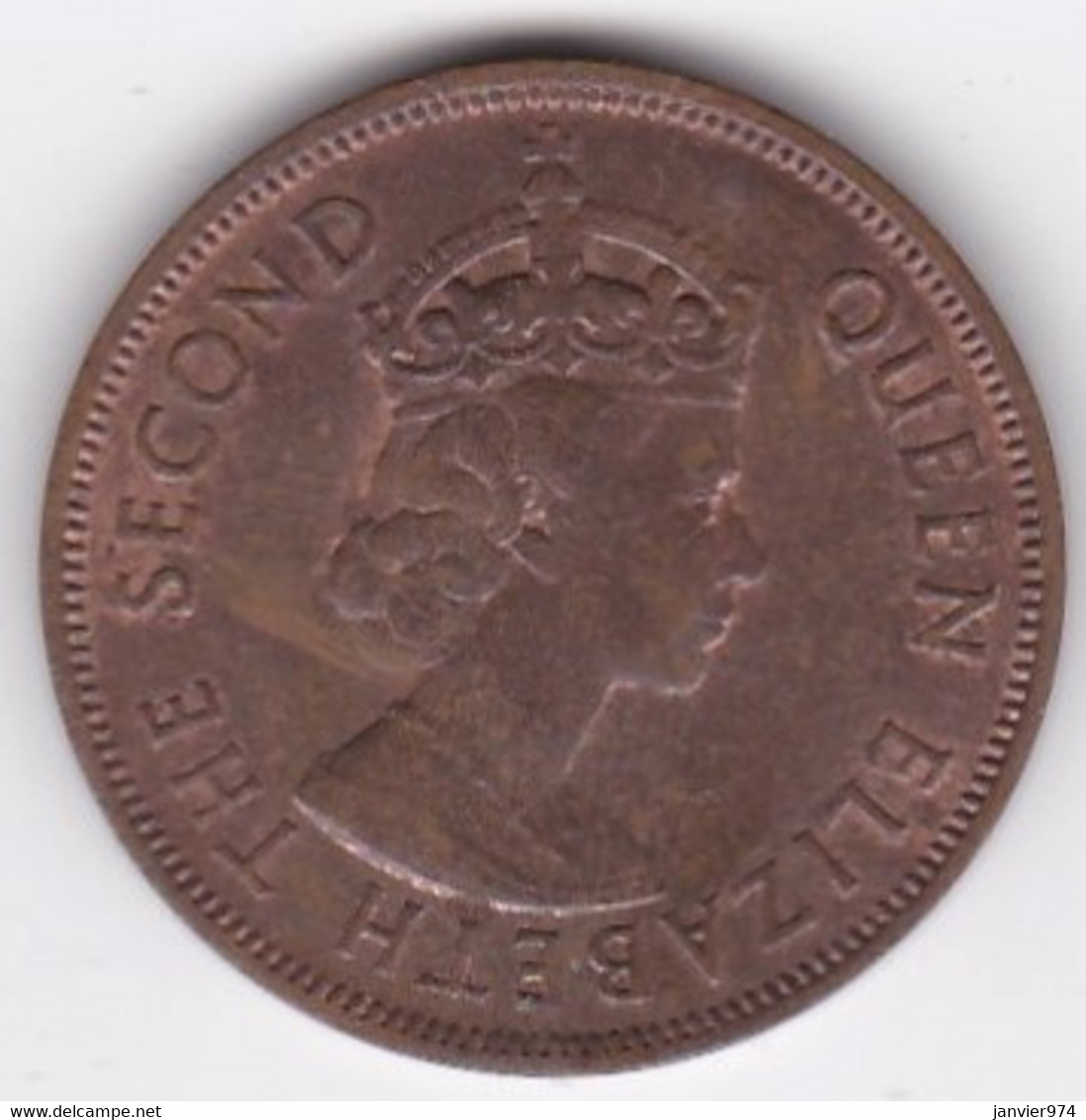 Ile Maurice , 5 Cents 1978 , Elizabeth II, KM# 34 - Maurice