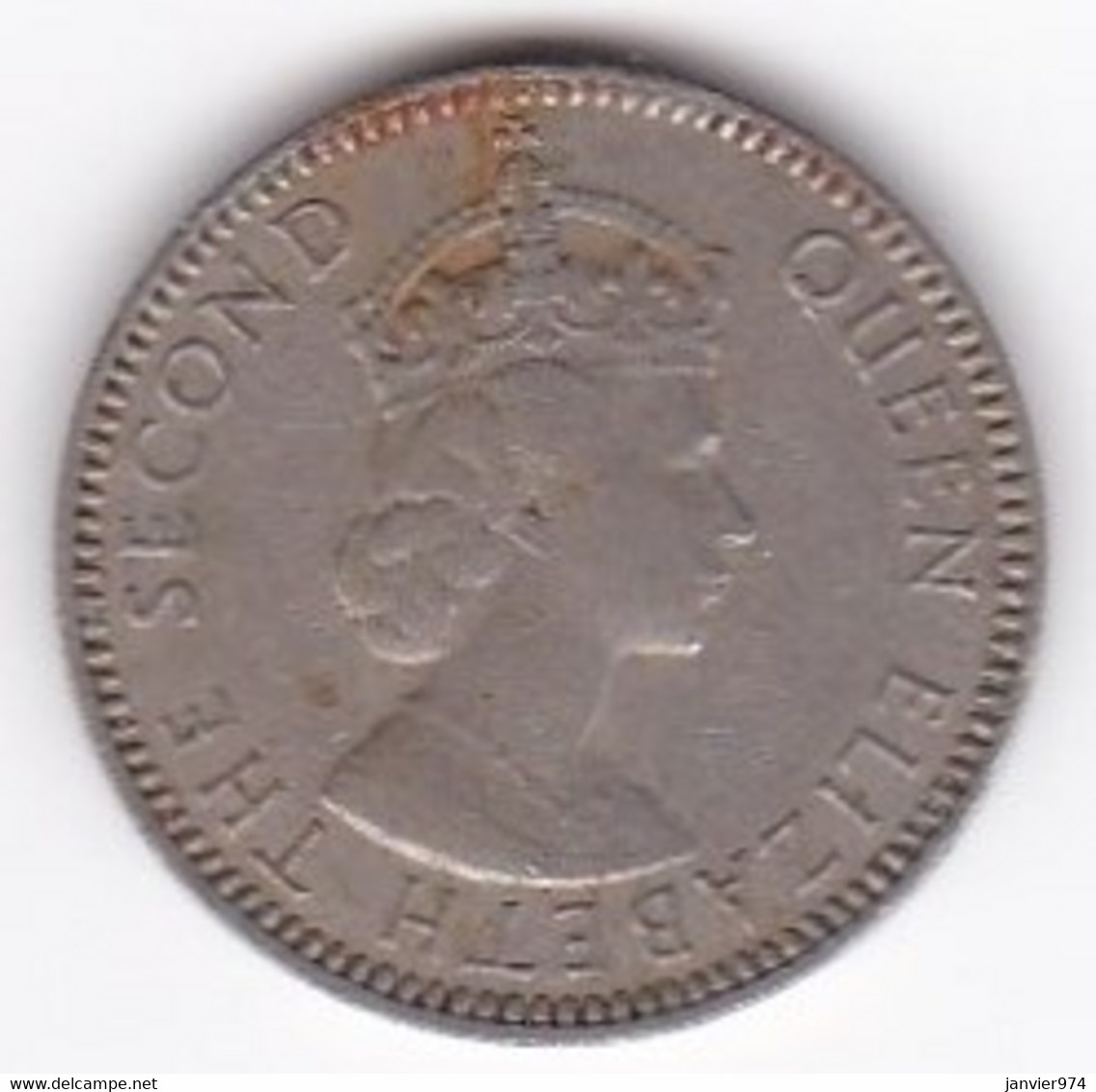 Seychelles 25 Cents 1969 Elizabeth II, KM# 11 - Seychelles