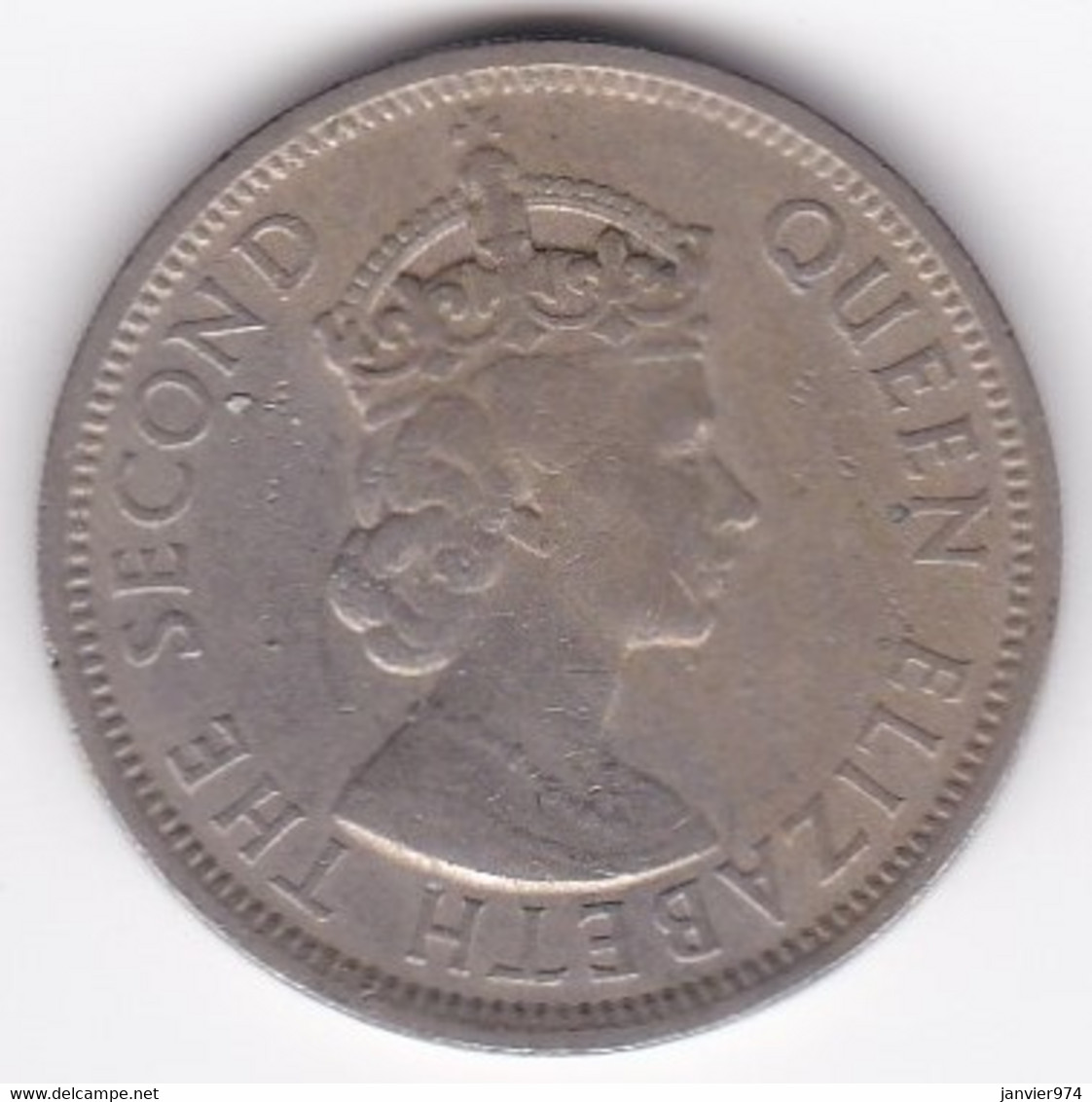 Seychelles 1 Rupee 1974 . Elizabeth II . KM# 13 - Seychellen