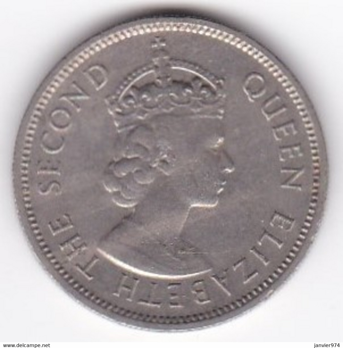 Seychelles 1/2 Rupee 1974 . Elizabeth II . KM# 12 - Seychellen