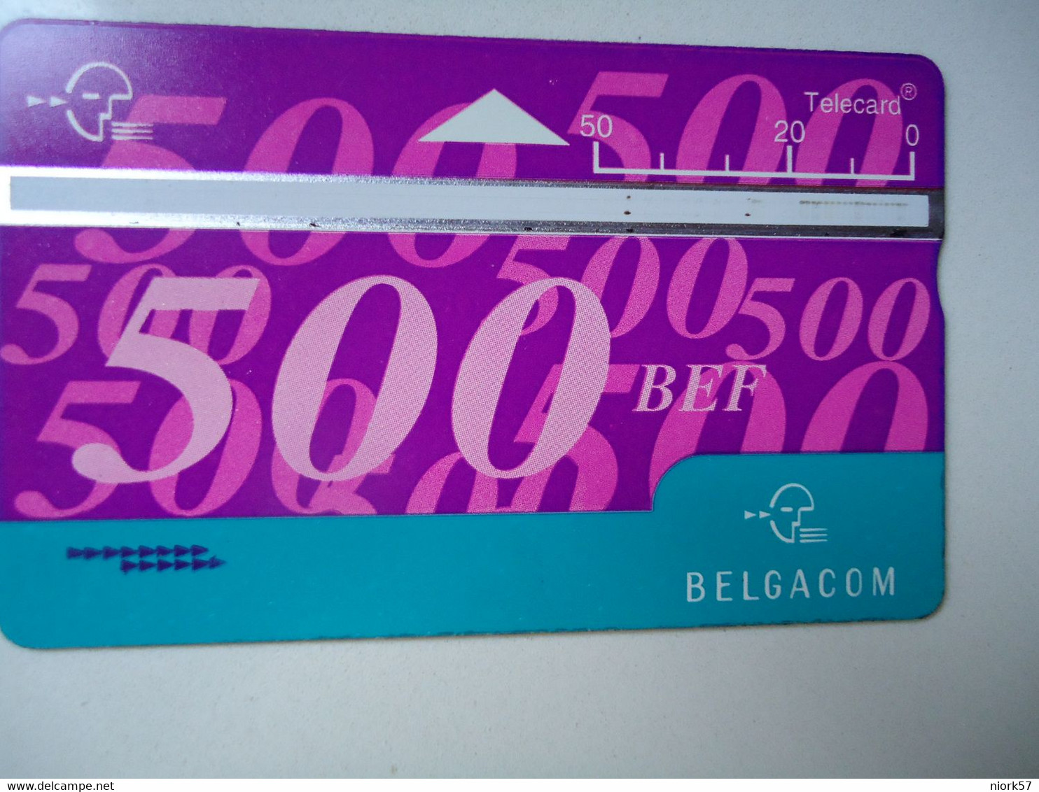 BELGIUM   USED CARDS   500BEF 707A - Altri & Non Classificati