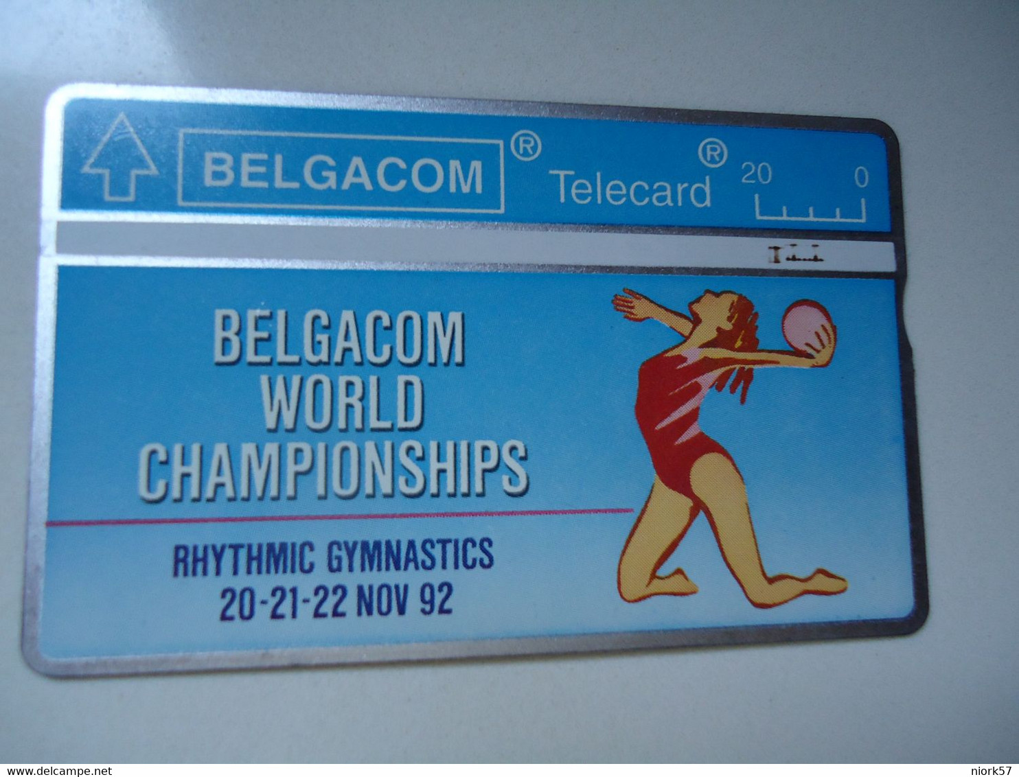 BELGIUM   USED CARDS SPORT CHAMPIONSHIPS RHYTHMIC GYMNASTICS - Other & Unclassified