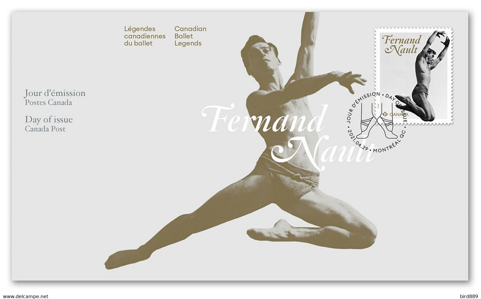 2021 Canada Ballet Karen Kain And Fernand Nau Set Of 2 FDC Superb - 2011-...