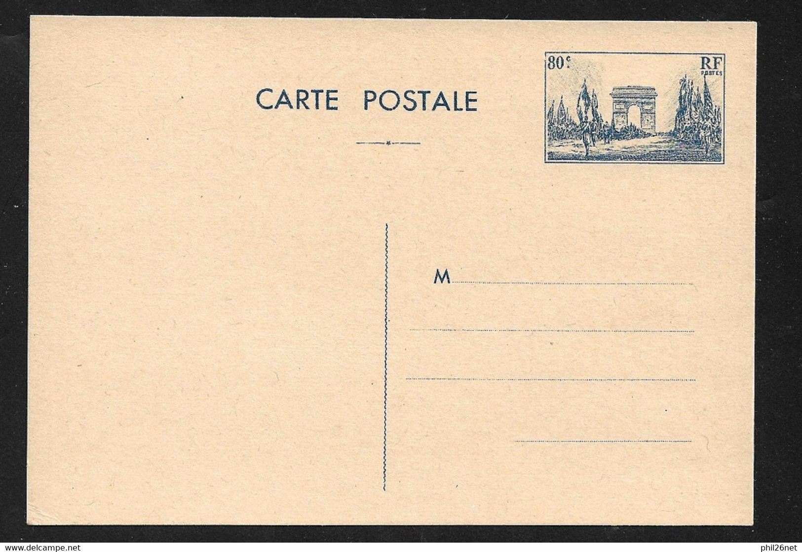 Entier Spéciaux Carte Postale N°403 CP2 Armistice Arc De Triomphe   Neuf  B/ TB Voir Scans Le Moins Cher Du Site ! ! ! - Cartes Postales Types Et TSC (avant 1995)