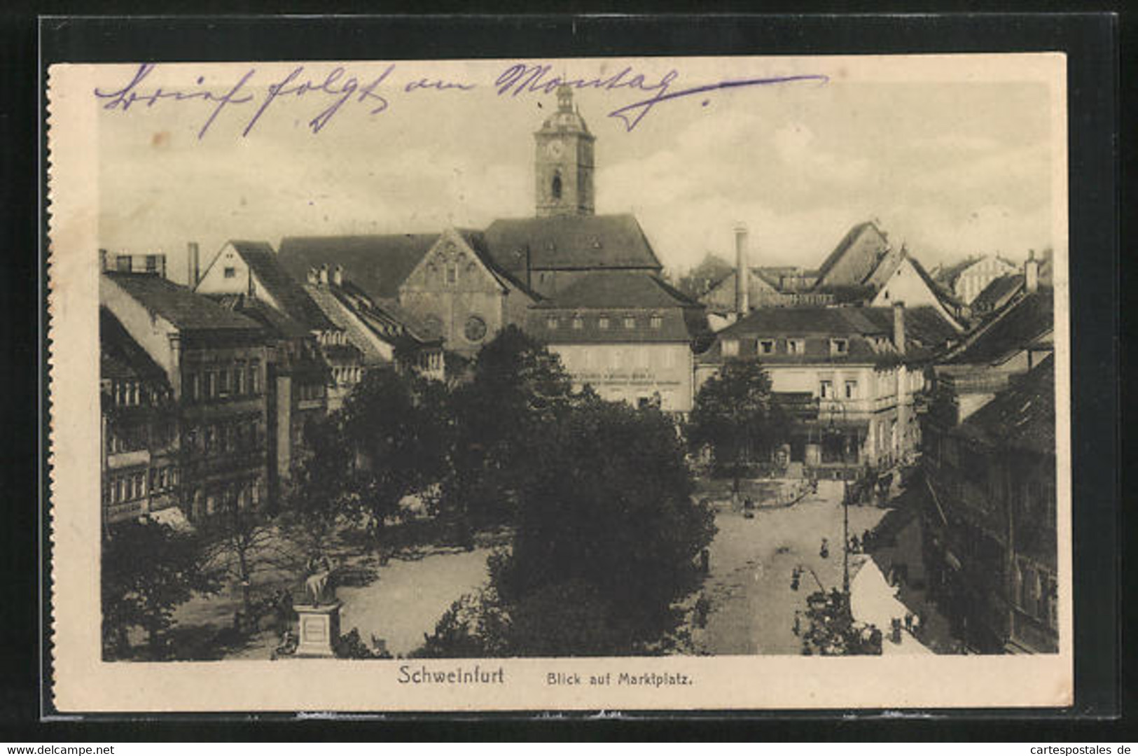 AK Schweinfurt, Blick Zum Marktplatz - Schweinfurt