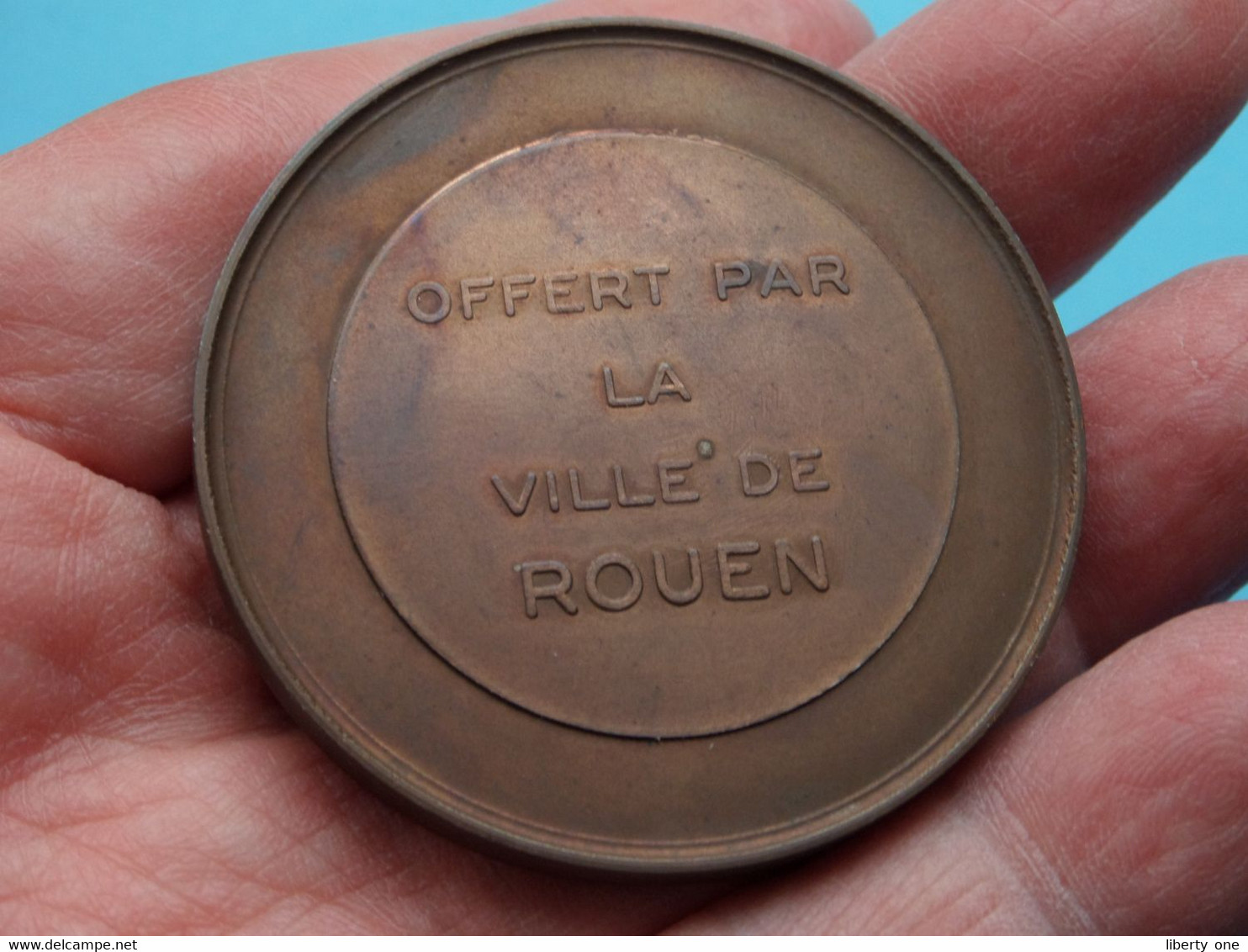 Offert par la Ville de ROUEN - République Française ( voir Photos svp ) 5 cm. / 57 Gr.!