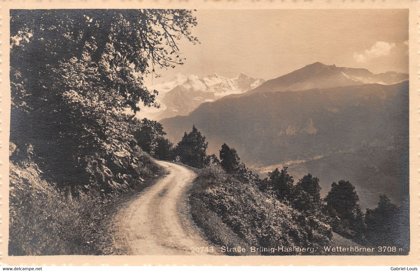 Strasse Brünig-Hasliberg Wetterhorner - Hasliberg