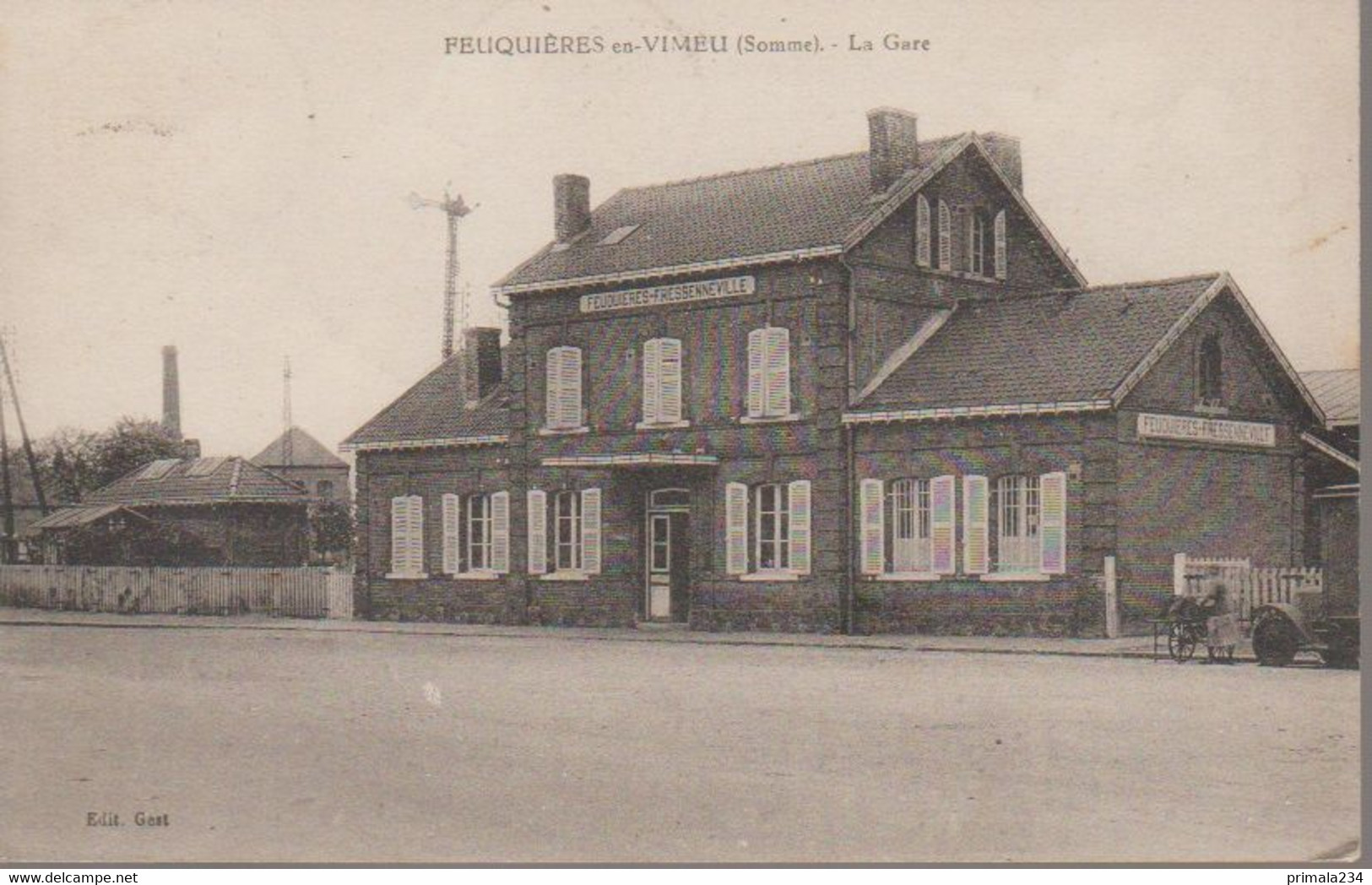 FEUQUIERES EN VIMEU - LA GARE - Feuquieres En Vimeu