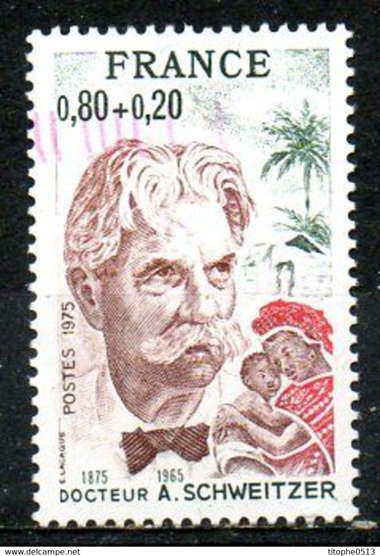 FRANCE. N°1824 Oblitéré De 1974. A. Schweitzer. - Albert Schweitzer