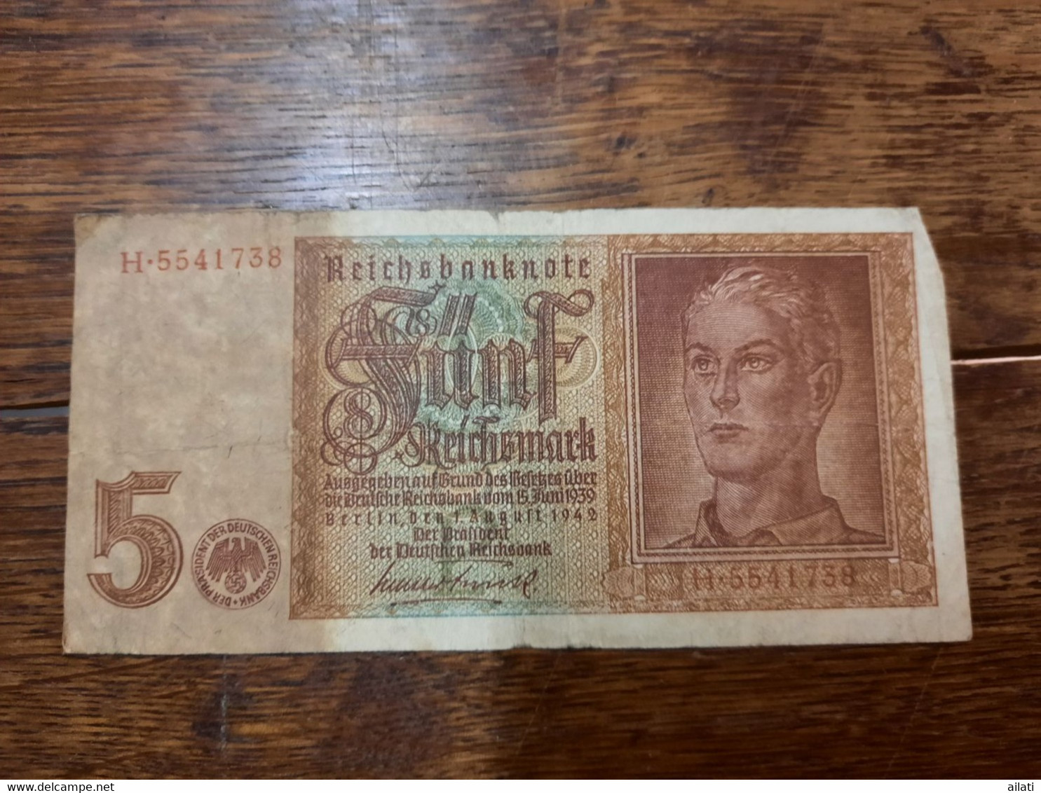 Un Billet  Allemand - 5 Reichsmark